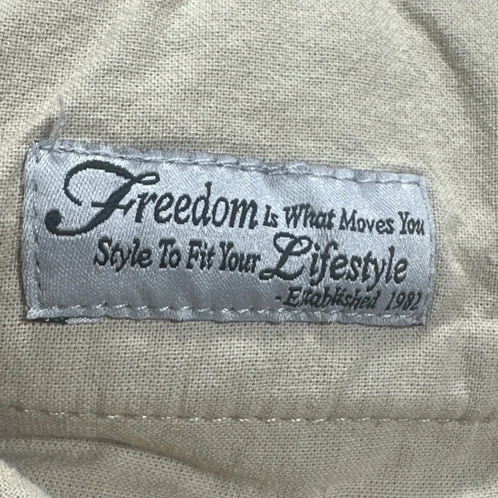 Gramicci Original Freedom Pants Mens 32x30 Khaki Tan Outdoor Pants Pockets